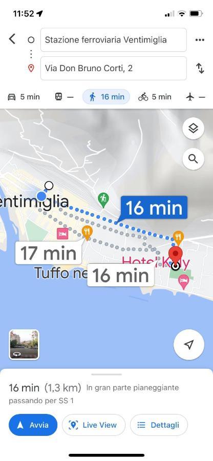Casa Di Bea Lägenhet Ventimiglia Exteriör bild